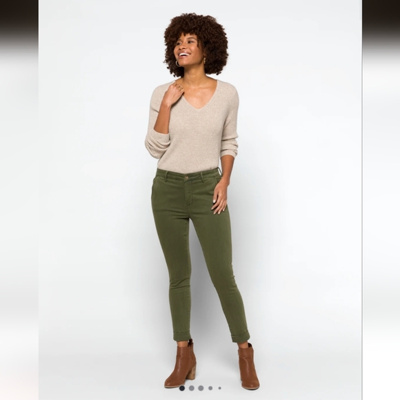 Cosmic Blue Love Callie Eco Cuffed Skinny Pant- 32 - Picture 2 of 12